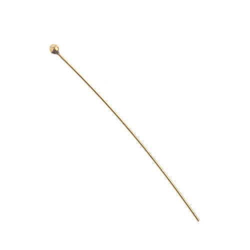 Must-Have Finding - 1.5in /24ga Ball Head Pins - Antique Gold (76pcs)