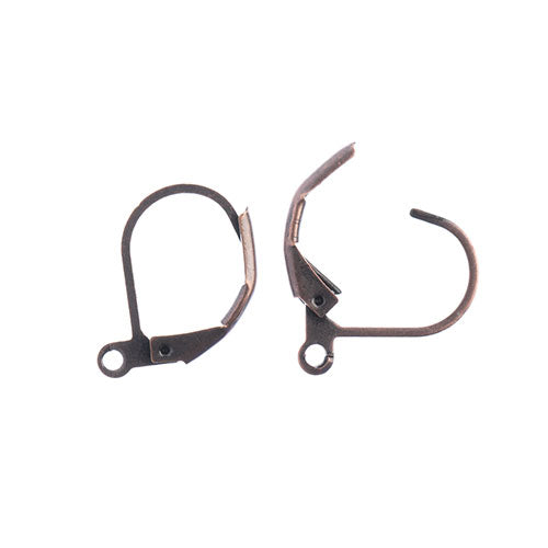 Must-Have Finding - 15mm - Earwire Leverback - Antique Copper (12pcs)