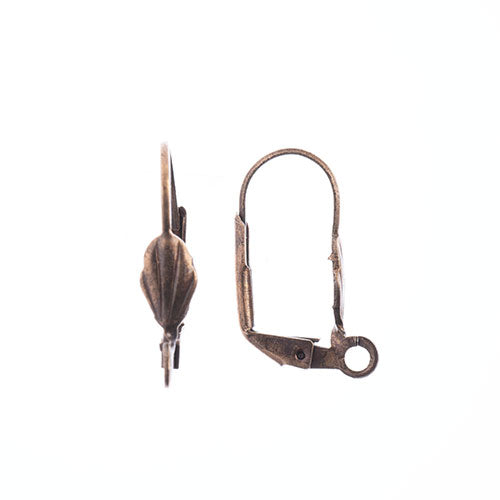 Must-Have Finding - 19mm - Earwire Leverback - Antique Copper (10pcs)