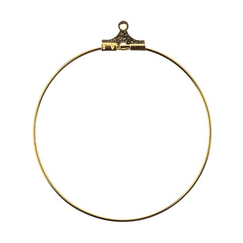 Must-Have Finding - 38mm Earring Hoop - Gold (10pcs)