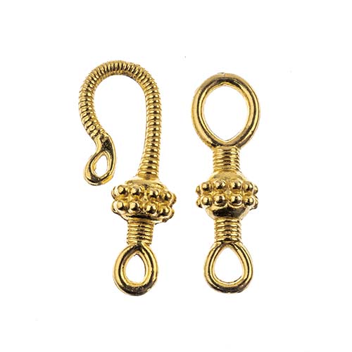 Must-Have Finding - 25mm Clasp – Bali Style Hook Set - Gold (4pcs)