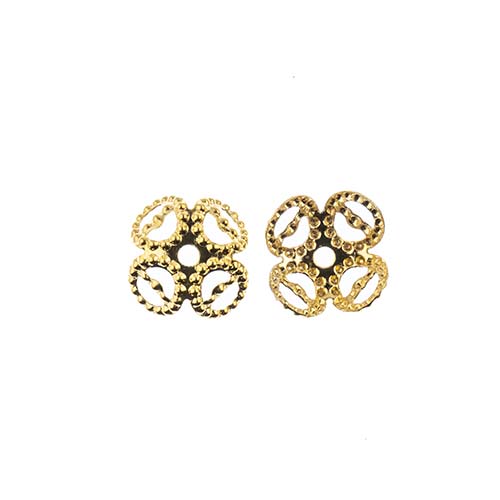 Must-Have Finding - 8mm Bead Cap - Gold (48pcs)