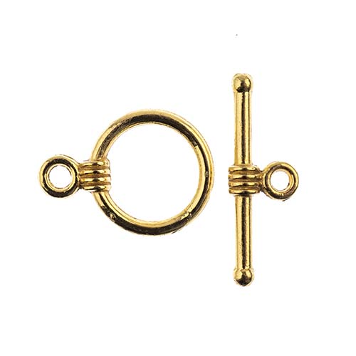 Must-Have Finding - 11mm Toggle Clasp - Gold (9pcs)