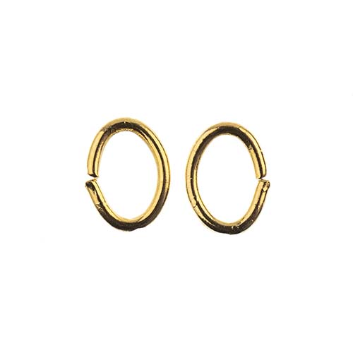 Must-Have Finding - 8x6mm Jump Ring Oval - Gold (88pcs)