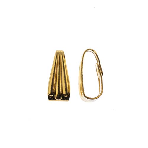 Must-Have Finding - 9mm Snap-On Pendant Bail - Gold (2pcs)