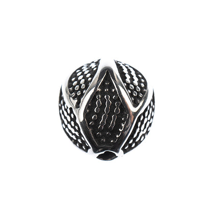 Bead - 10mm Lotus Flower - Stainless Steel (5)