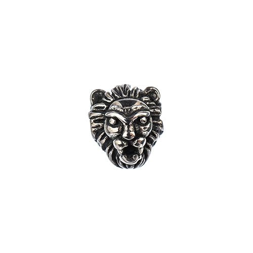 Bead -  Wild Beast Head - Stainless Steel