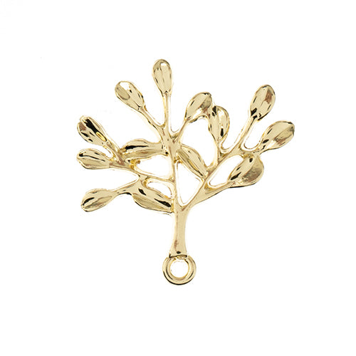 Pendant Branch    Gld 4pcs