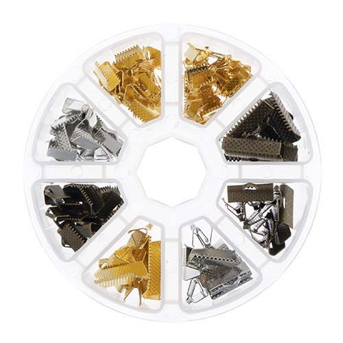 Ribbon End Clamp -   - Assorted (Pack)