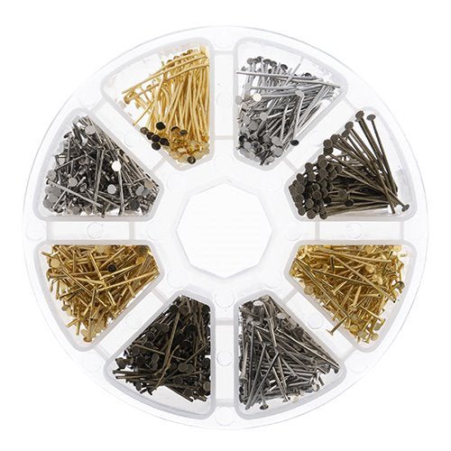 Headpins -  Assorted Sizes - Assorted Colors (Pack)