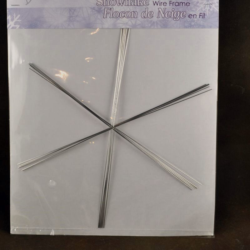 Wire Frame Armature Form - 9in Snowflake Ornament (Pack of 5)