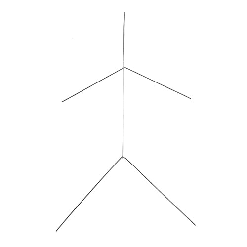 Wire Frame Armature Form - 6in Stick Figure (6pcs)