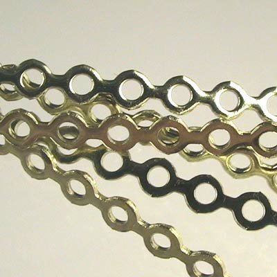 Separator/Connector -  Multi Hole Coupling Bar - Gold Plated