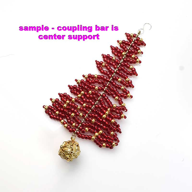 Separator/Connector -  Multi Hole Coupling Bar - Gold Plated