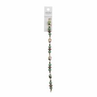 Crystal Lane Designer Strands -  Buddhas and Flying Saucers - Iridescent Green a