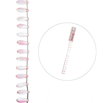 Teardrop - Yellow and Pink (7in Strand)