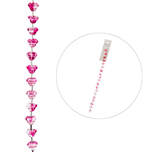 Flowers - Red (7in Strand)