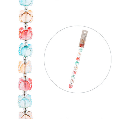 Crabs - Pink Blue Mix (7in Strand)