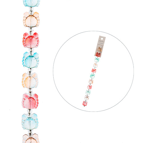 Crabs - Pink Blue Mix (7in Strand)
