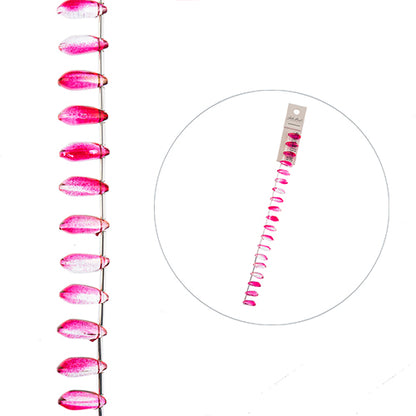 Tear Drops - Crystal and Red (7in Strand)