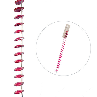 Petals - Crystal and Red (7in Strand)