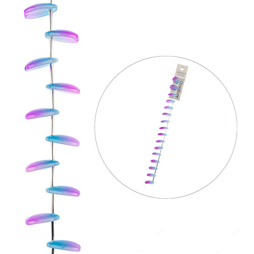 Petals - Purple and Blue Mix (7in Strand)