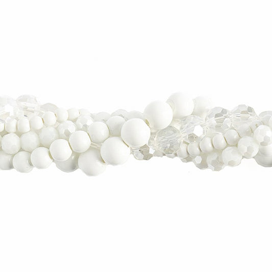 Bead Mix -  Crystal Lane Twisted Bead Strands - Iceberg Rose (Pack)