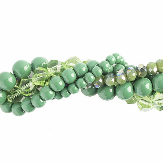 Bead Mix -  Crystal Lane Twisted Bead Strands - Holly (Pack)
