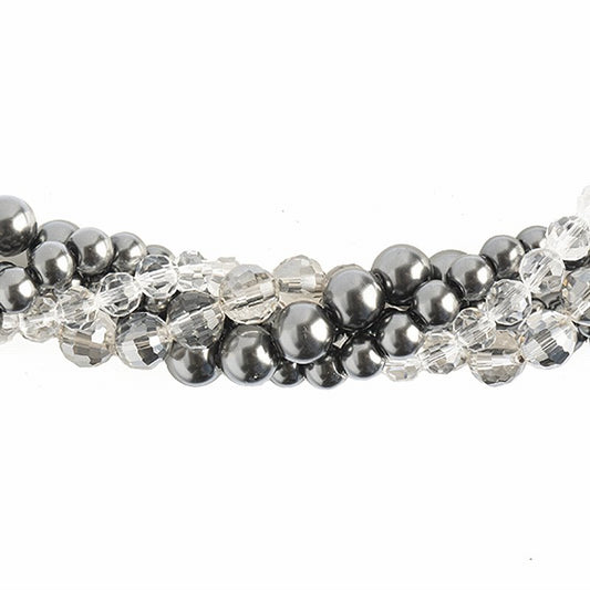 Bead Mix -  Crystal Lane Twisted Bead Strands - Black Magic Hollyhock (Pack)