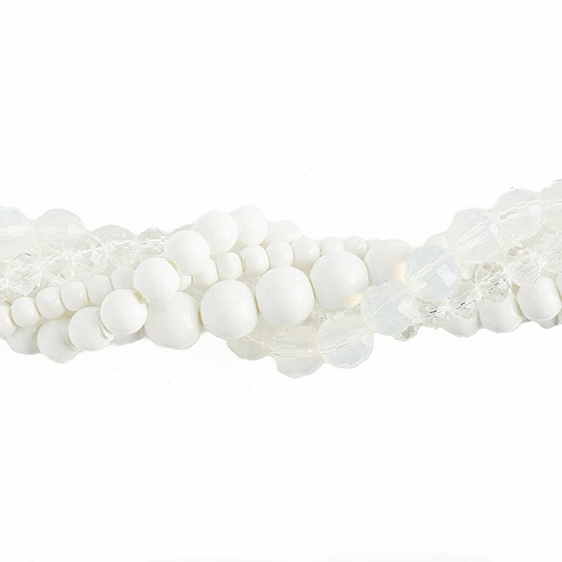 Bead Mix -  Crystal Lane Twisted Bead Strands - Queen Anne's Lace (Pack)