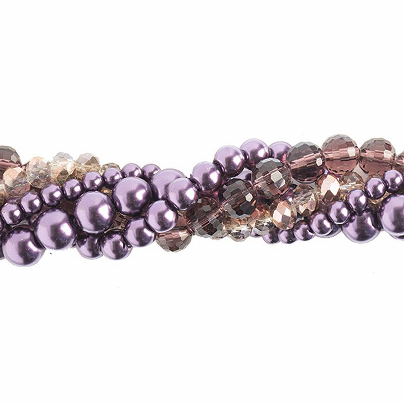 Bead Mix -  Crystal Lane Twisted Bead Strands - Verbena (Pack)