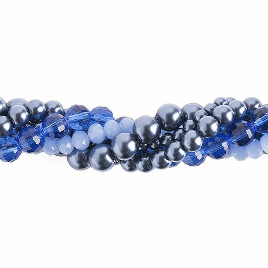 Bead Mix -  Crystal Lane Twisted Bead Strands - Monkshood (Pack)