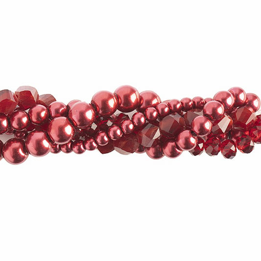 Bead Mix -  Crystal Lane Twisted Bead Strands - Salvia (Pack)