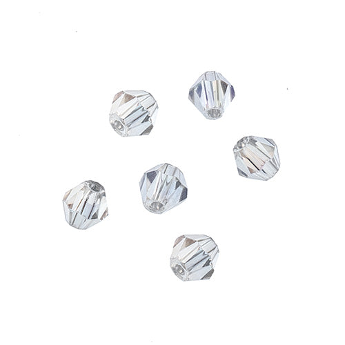 Crystal Lane(tm) - 4mm Bicone - Transparent Crystal AB (strand)