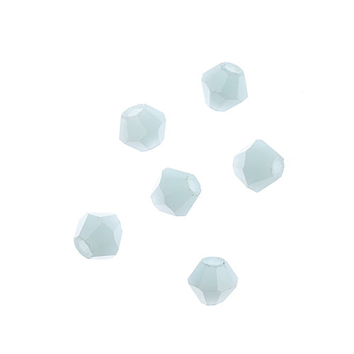 Crystal Lane(tm) - 4mm Bicone - Opaque Light Blue (strand)