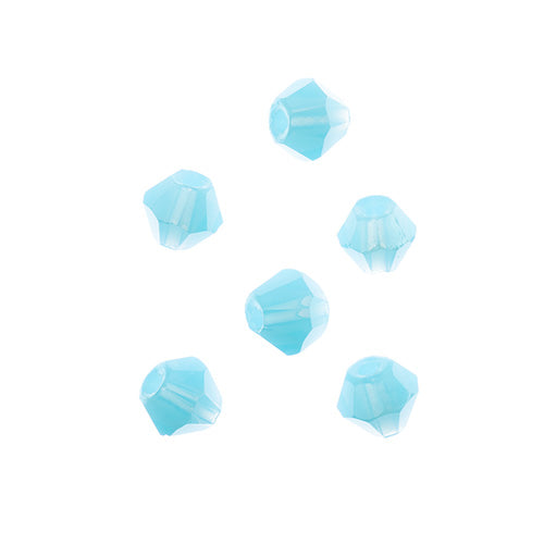 Crystal Lane(tm) - 4mm Bicone - Opalino Sky Blue (strand)