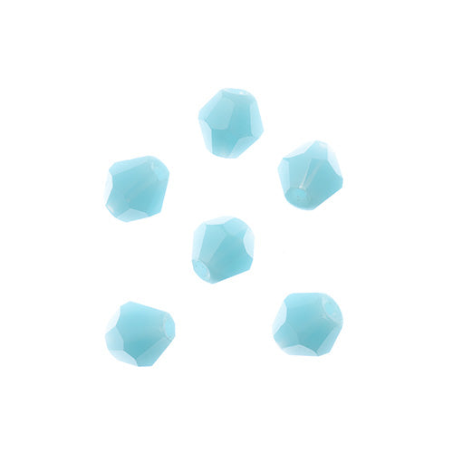 Crystal Lane(tm) - 6mm Bicone - Opaque Blue (strand)