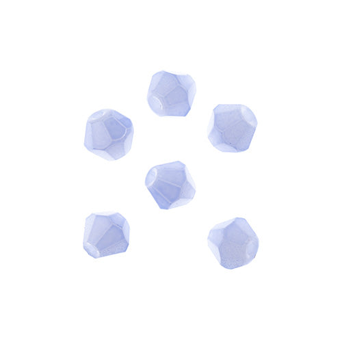 Crystal Lane(tm) - 6mm Bicone - Opaque Light Periwinkle (strand)