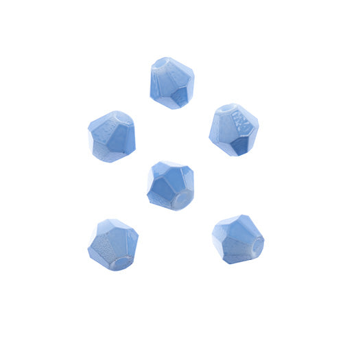 Crystal Lane(tm) - 6mm Bicone - Opaque Periwinkle (strand)