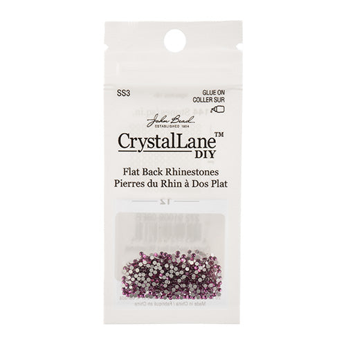 Crystal Lane DIY - ss3 (1.4mm) - Flatback Rhinestones - Fuchsia (720pcs)