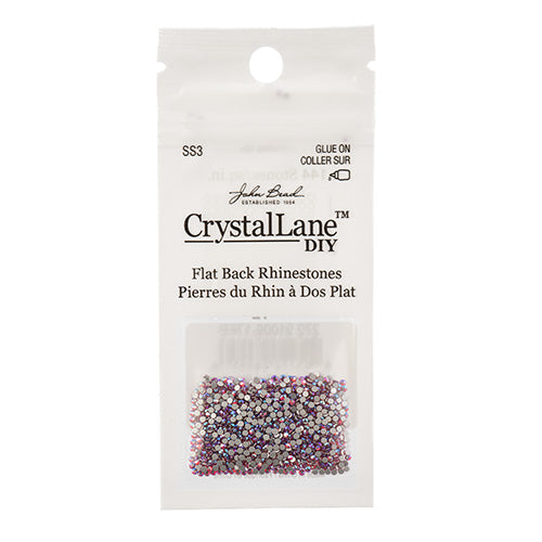 Crystal Lane DIY - ss3 (1.4mm) - Flatback Rhinestones - Siam AB (1440pcs)