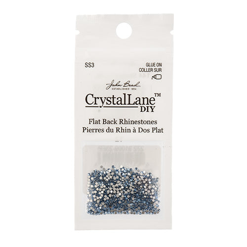 Crystal Lane DIY - ss3 (1.4mm) - Flatback Rhinestones - Light Sapphire (1440pcs)