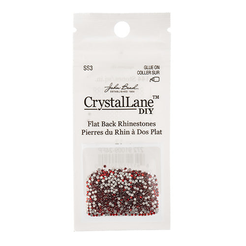 Crystal Lane DIY - ss3 (1.4mm) - Flatback Rhinestones - Siam (1440pcs)