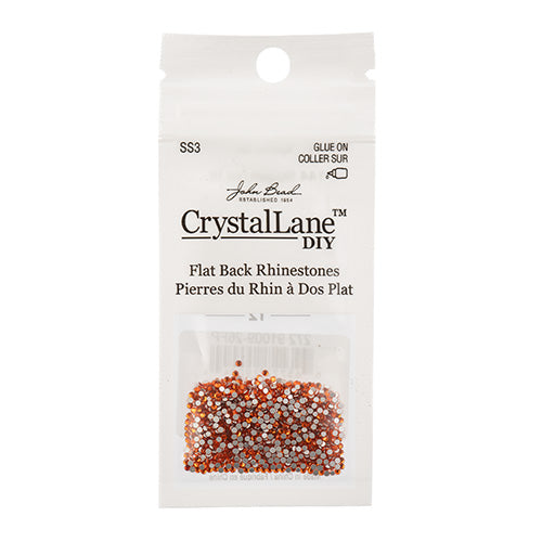 Crystal Lane DIY - ss3 (1.4mm) - Flatback Rhinestones - Orange (1440pcs)