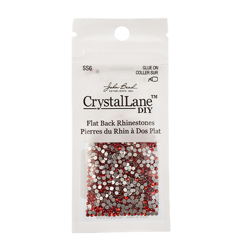 Crystal Lane DIY - ss6 (2mm) - Flatback Rhinestones - Light Siam (1440pcs)