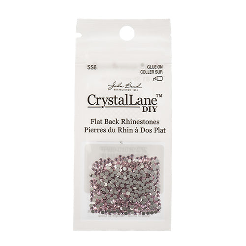 Crystal Lane DIY - ss6 (2mm) - Flatback Rhinestones - Light Pink (720pcs)