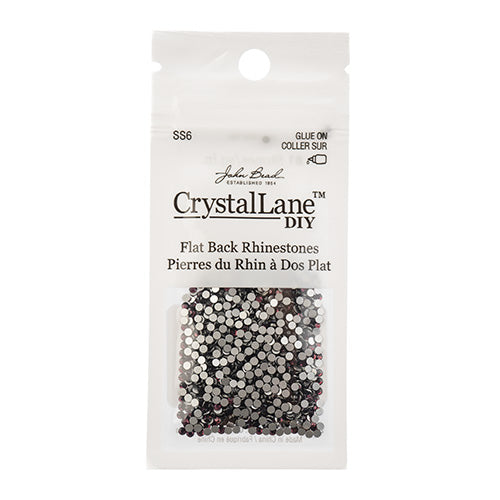 Crystal Lane DIY - ss6 (2mm) - Flatback Rhinestones - Amethyst (1440pcs)