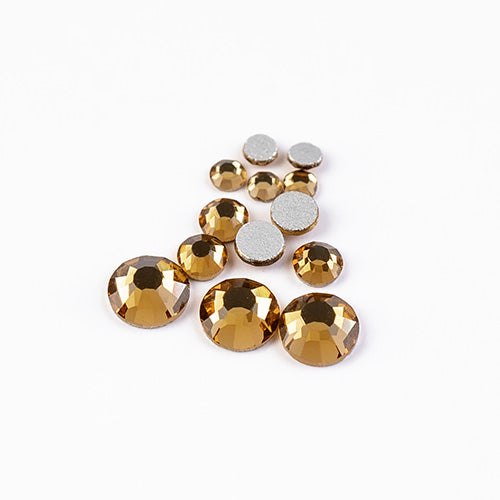 Crystal Lane DIY - ss3/ ss6/ ss12 - Flatback Rhinestones - Light Colorado Topaz 