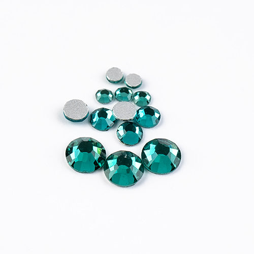 Crystal Lane DIY - ss3/ ss6/ ss12 - Flatback Rhinestones - Blue Zircon (Combo Pa