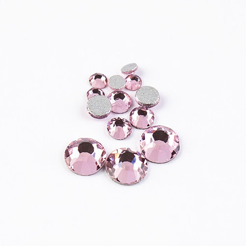 Crystal Lane DIY - ss3/ ss6/ ss12 - Flatback Rhinestones - Light Pink (Combo Pac